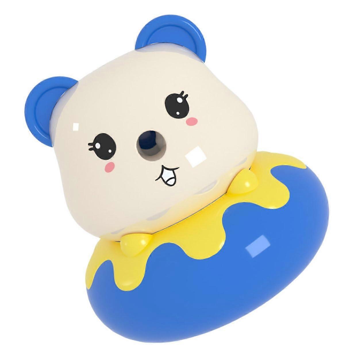 Manual Pencil Sharpener with Adjustable Tip Thickness, Bear Shape Design for Office Use, Durable Plastic Material