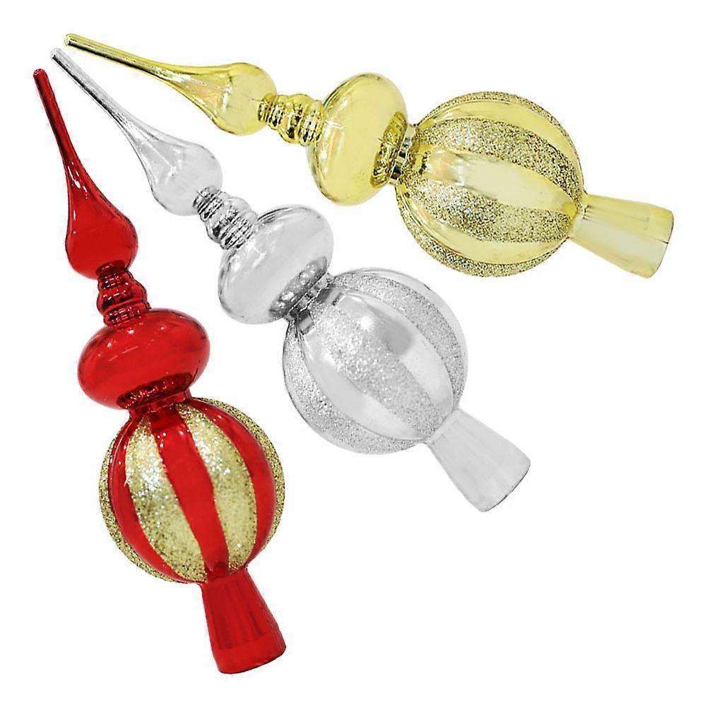 Barn Tree Topper Star Toppers For Home Decoration Traditional Tree Topper .00X6.70X6.70cm Plastic 3Pcs