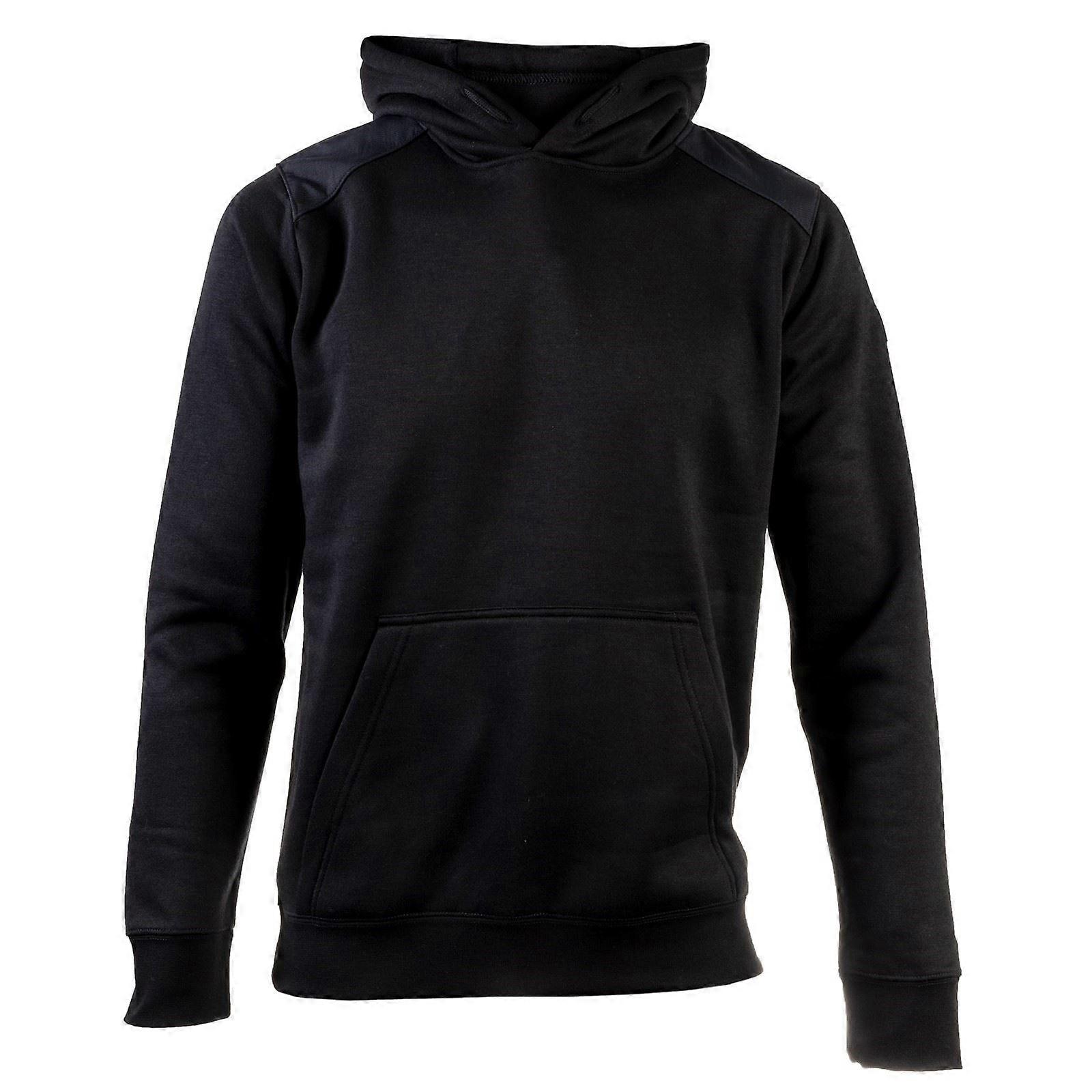 Caterpillar Essentials Polyester Men's Black Hooded Sweatshirt