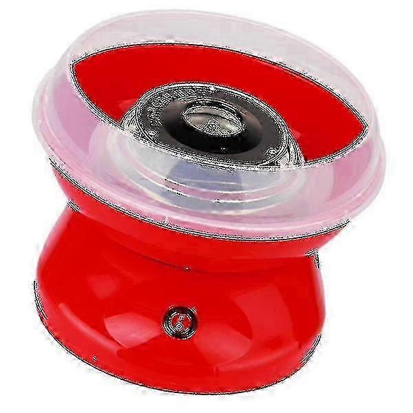 Electric Cotton Candy Machine - Red Floss Maker for Carnival Parties & Home Use - Enjoy Fluffy Sweet Treats
