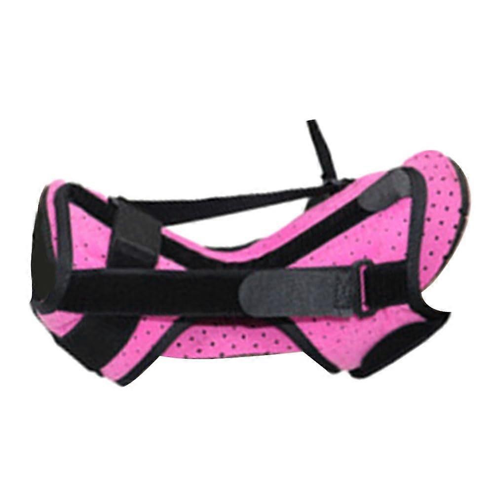Plantar Fasciitis Night Splint Pink Foot Support for Achilles Tendonitis Pain Relief Adjustable Size Breathable Material