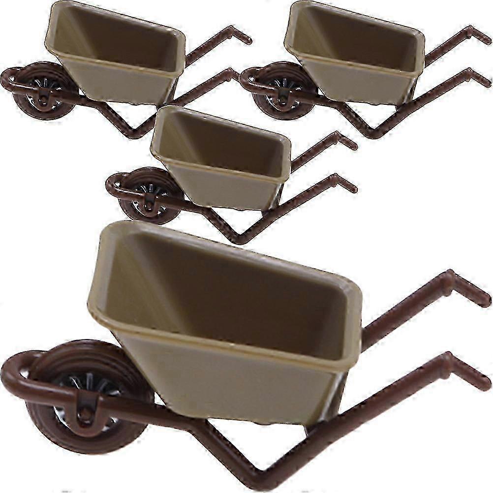 Micro Wheelbarrow Decor, Great for Creative Landscaping, Robust Design hwy