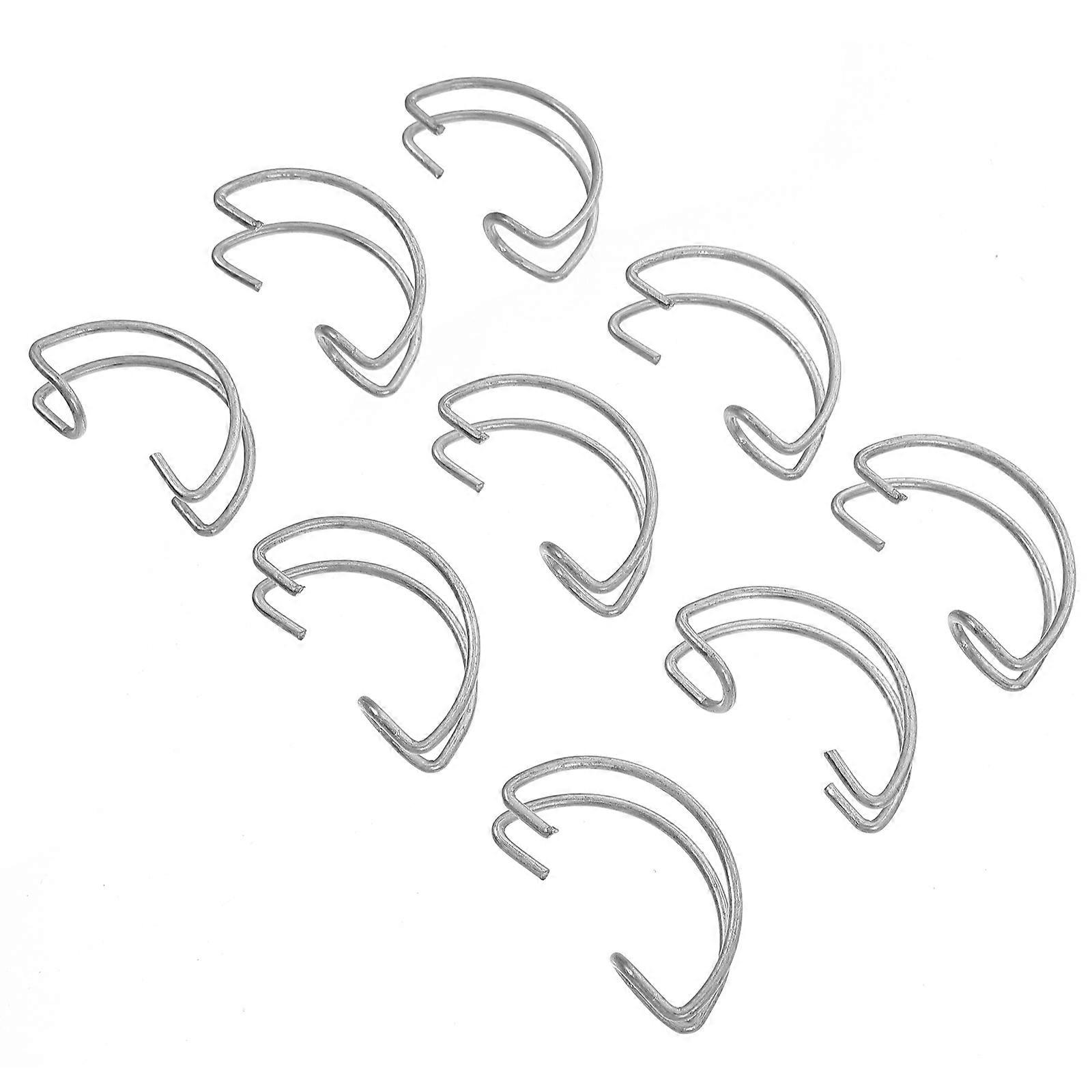 Stylish Cage Hooks Made of Stainless Steel for Home Use Silver Color Improve Space Utilization 40 Pieces
