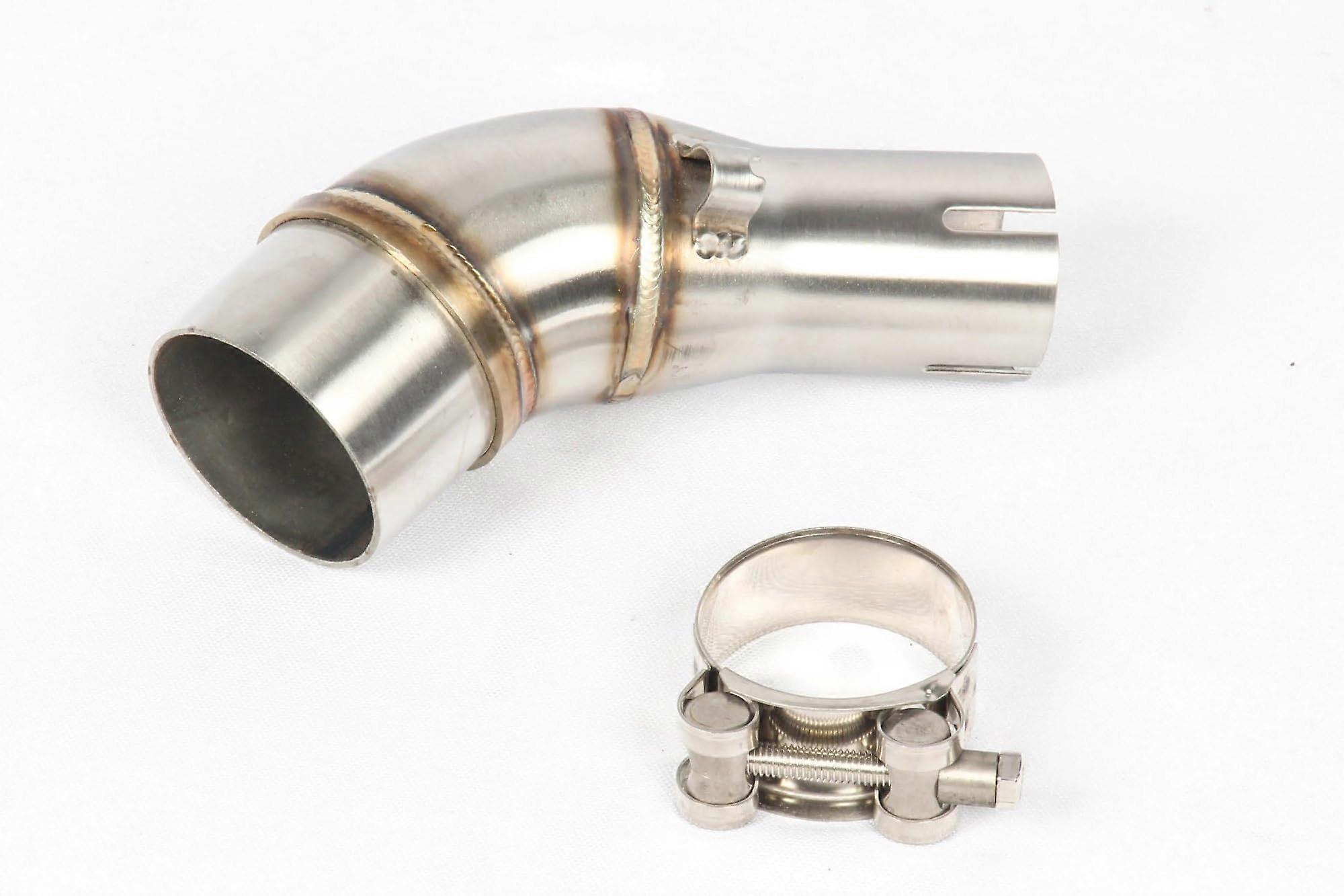 End muffler motorcycle exhaust modification intermediate connecting pipe adapter 51 mm silencer accessories for Yamaha YZF R25 R3 MT03 MT03 (Type C)