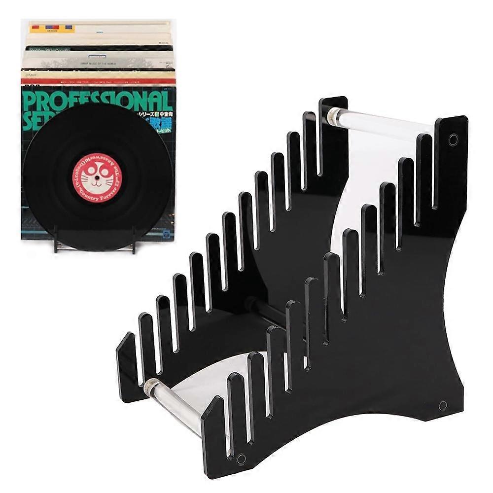 YX024 Acrylic Record Rack Desktop Book CD Display Stand Holder