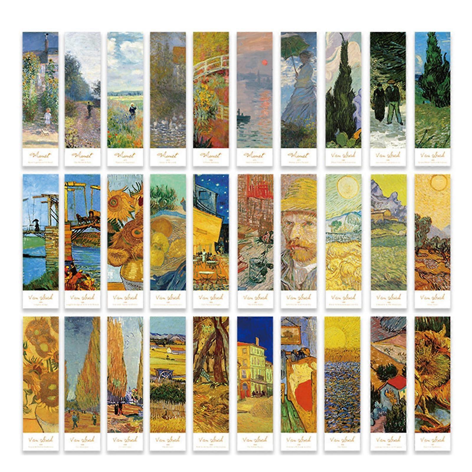 30 Sheets/Box Creative Page Markers, Landscape Format, Bookmarking Tools for Students, Thematic Page Tabs