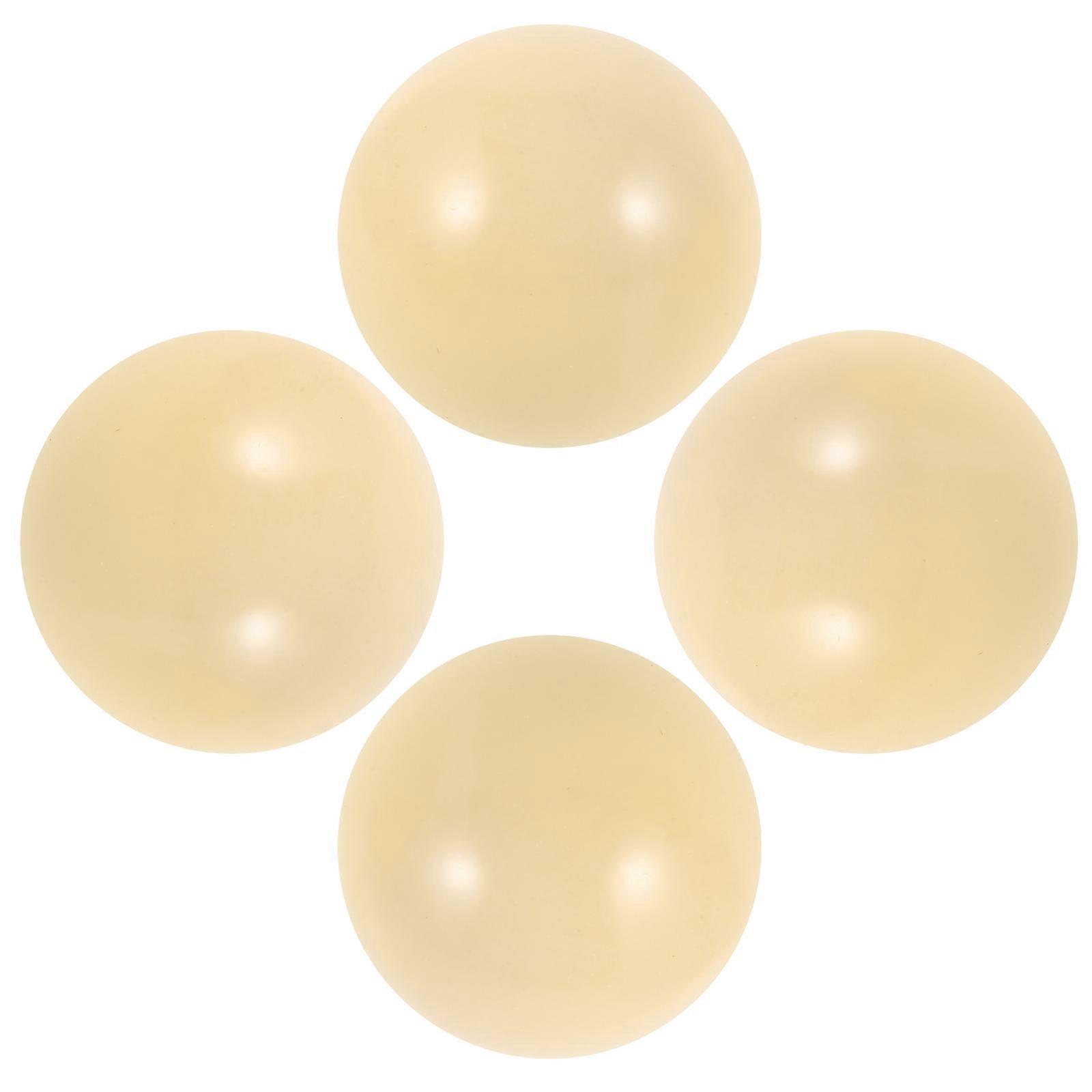 4pcs White Cue Balls for Pool Tables – Durable, Smooth Surface, Evenly Weighted for Better Control – Ideal for Beginners and Amateurs