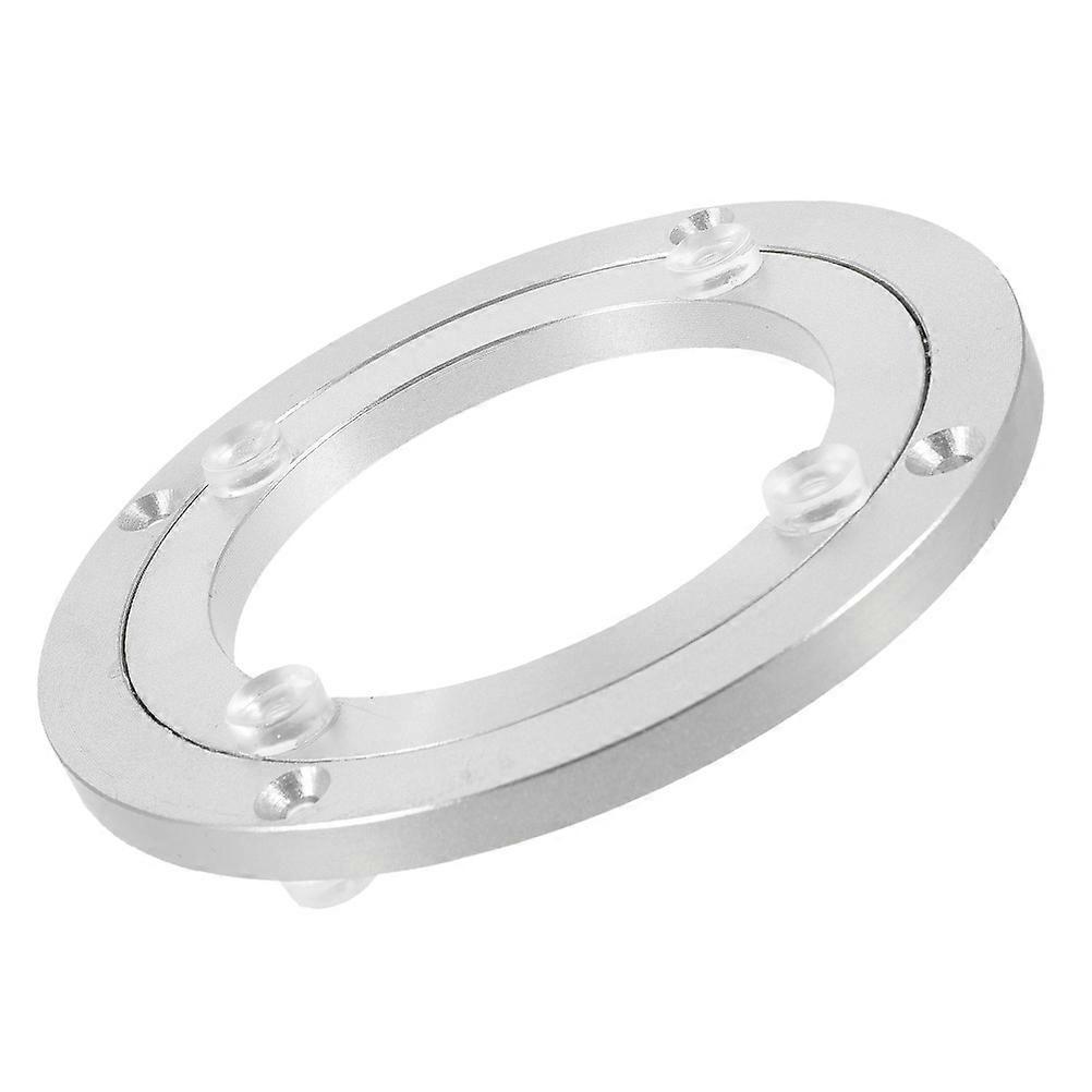 Aluminium Alloy Rotating Turntable Silver Construction for Home Use