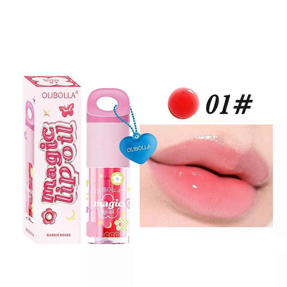 6 Color-Changing Lip Gloss Fruity Scent Moisturizing and Long-Lasting Smooth Hydrating Temperature-Activated Lip tint