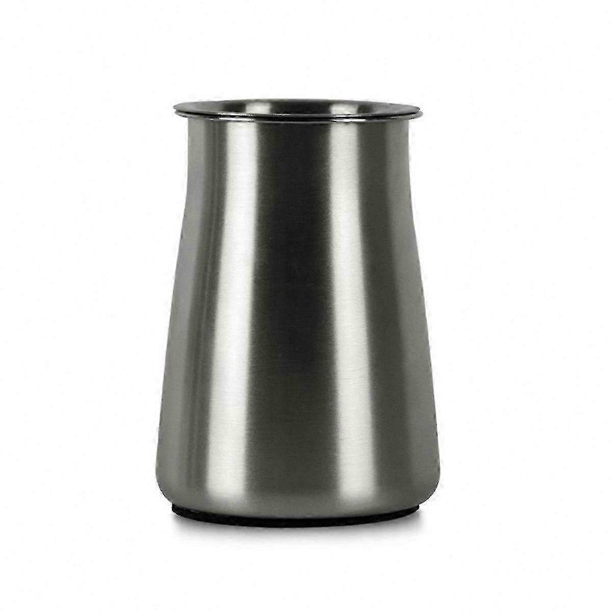 Stainless Steel Coffee Sifter for Cocoa and Flour - Kitchen Tool for Grinding and Filtering - Silver Container