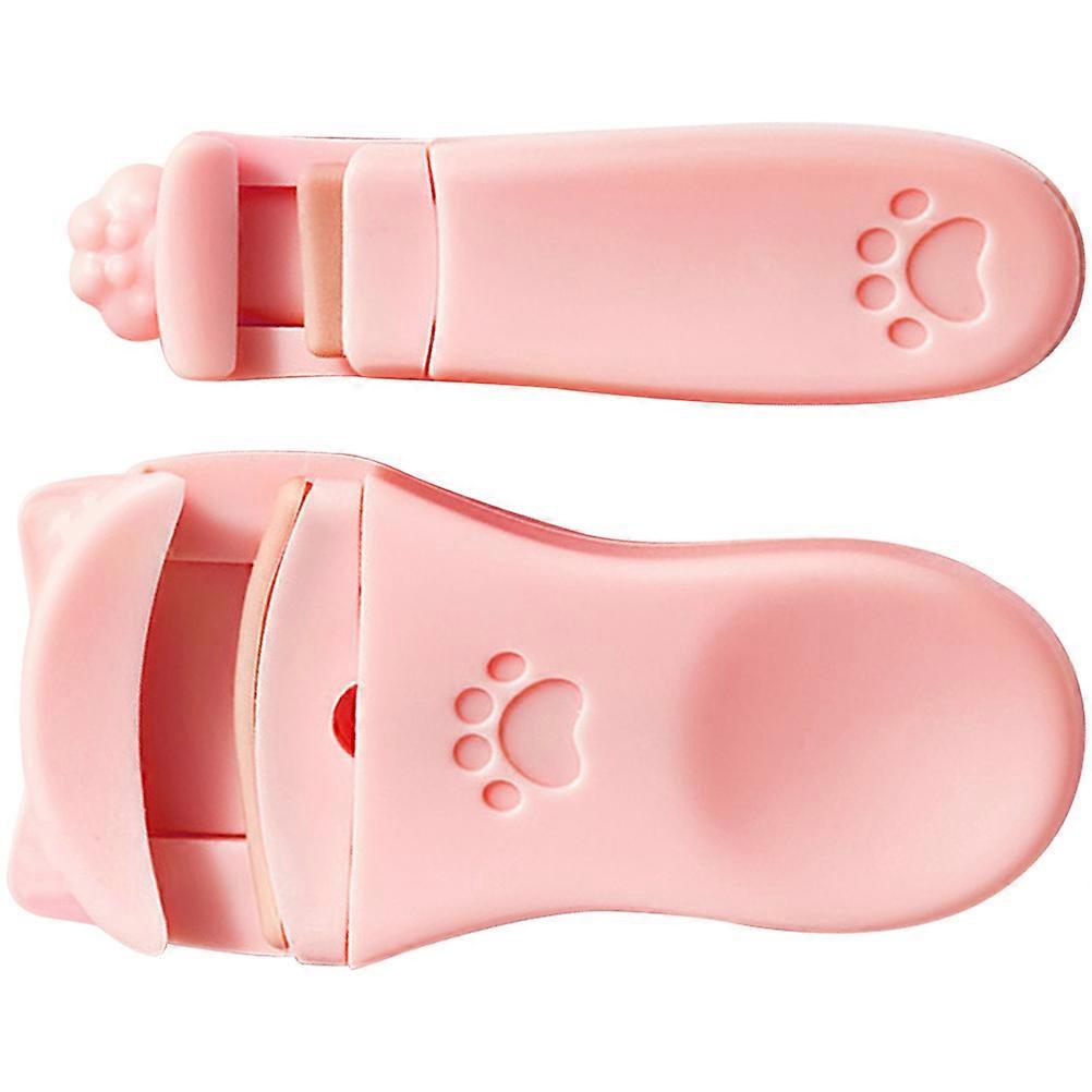 Portable Eyelash Curler Lash Curlers Styling Eyelashes Travel Silicone ABS Compact Shape 9.00X6.50X3.20CM 2Pcs