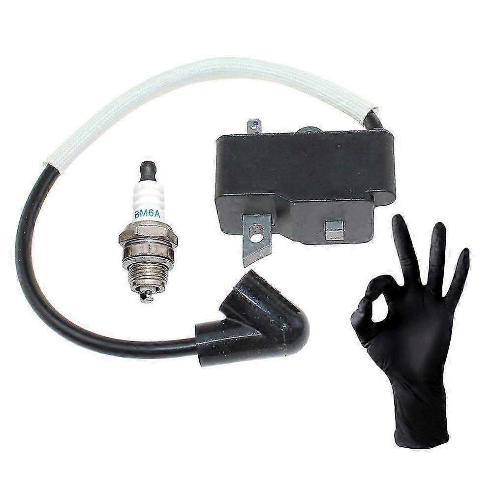 Ignition Coil Compatible with Jonsered BC2126 BC2128 CC2126 CC2128 GC2126C GT2126 GC2128 GC2128C & Husqvarna 128LX 128DJX 128R 128RJ Chainsaws