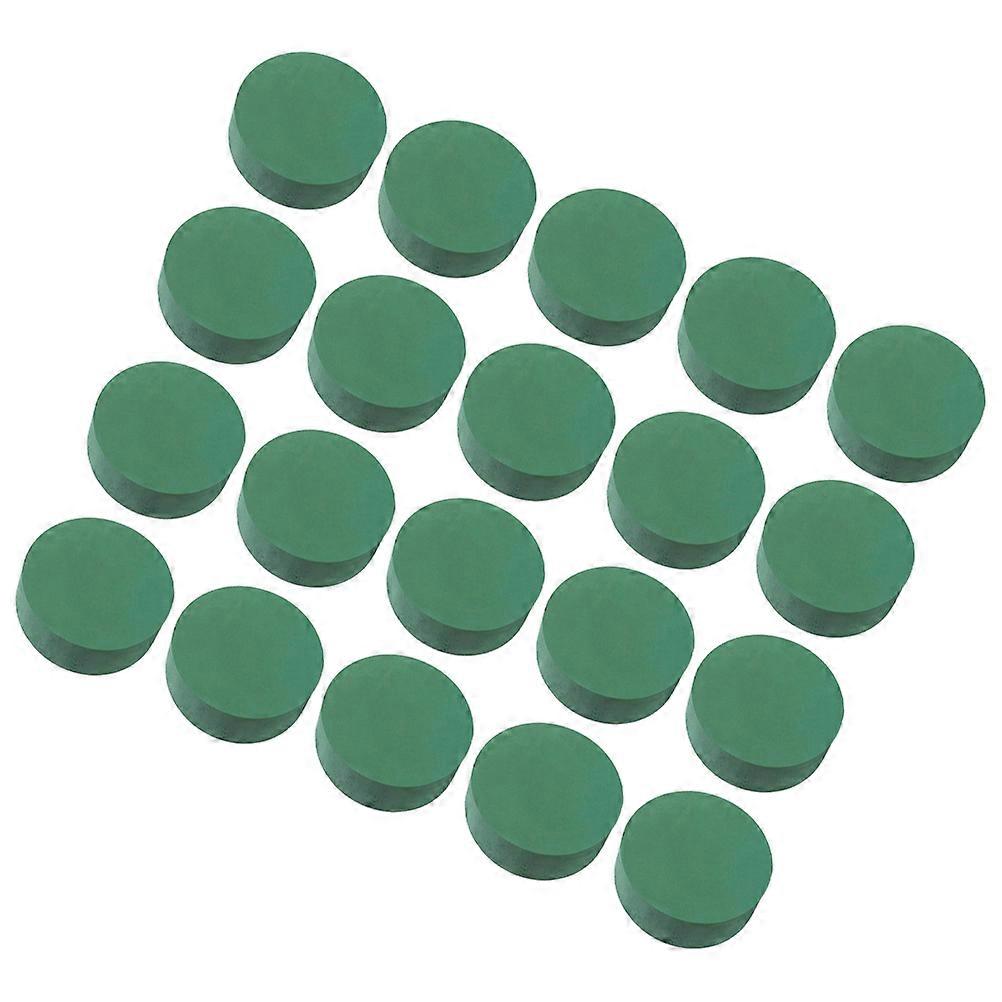 Floral Mud Blocks for Flower Arrangement Base Easy to Cut and Carry Absorbent Phenolic Resin Green 20 Pieces
