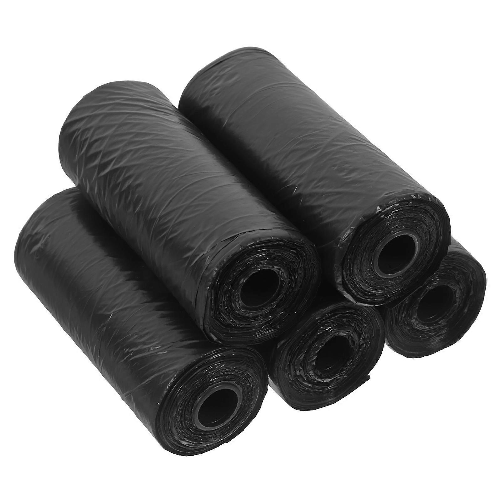 Black Mini Trash Bags Leakproof Portable Pet Waste Collection for Small Trash Can Desktop Use 100Pack