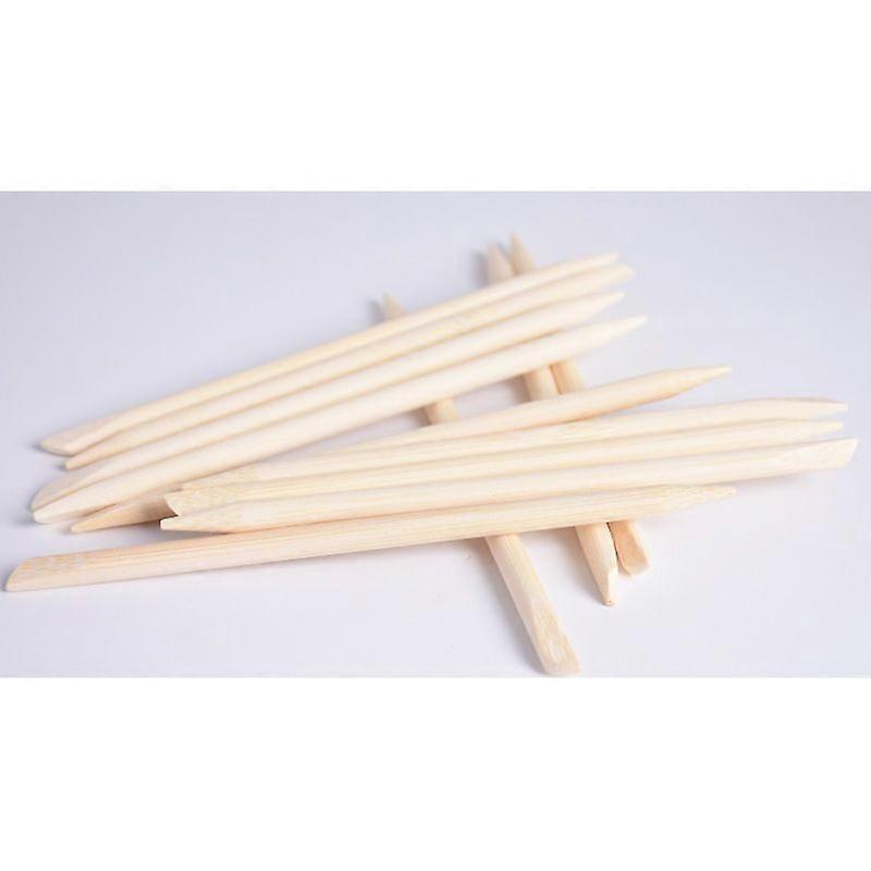 100pcs Dual-Tip Bamboo Scratch Stylus Sticks Stylus Pens for Fine and Broad Detailing Scratchboard Tools for Kids Adults Drawing Supplies