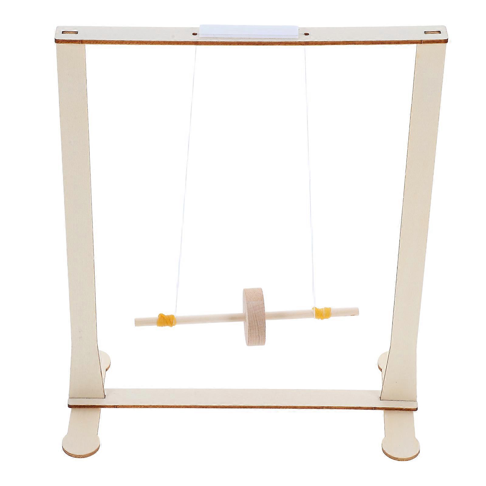 Wooden Maxwell Experiment Physics Toys Beige for Kids Hands-on Learning Science Experiments