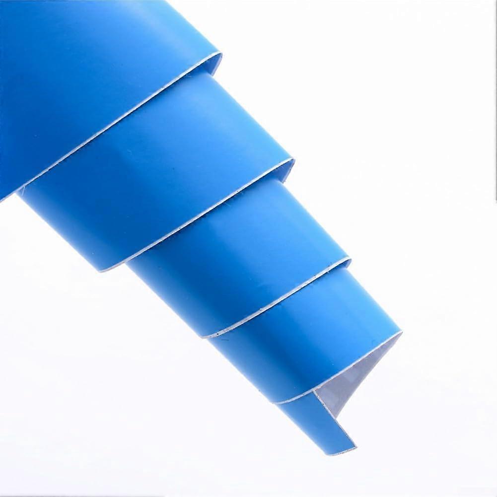 用于DIY模型铁路湖泊的塑料材料和立体模型的逼真水效果(蓝色贴纸)贴纸蓝色