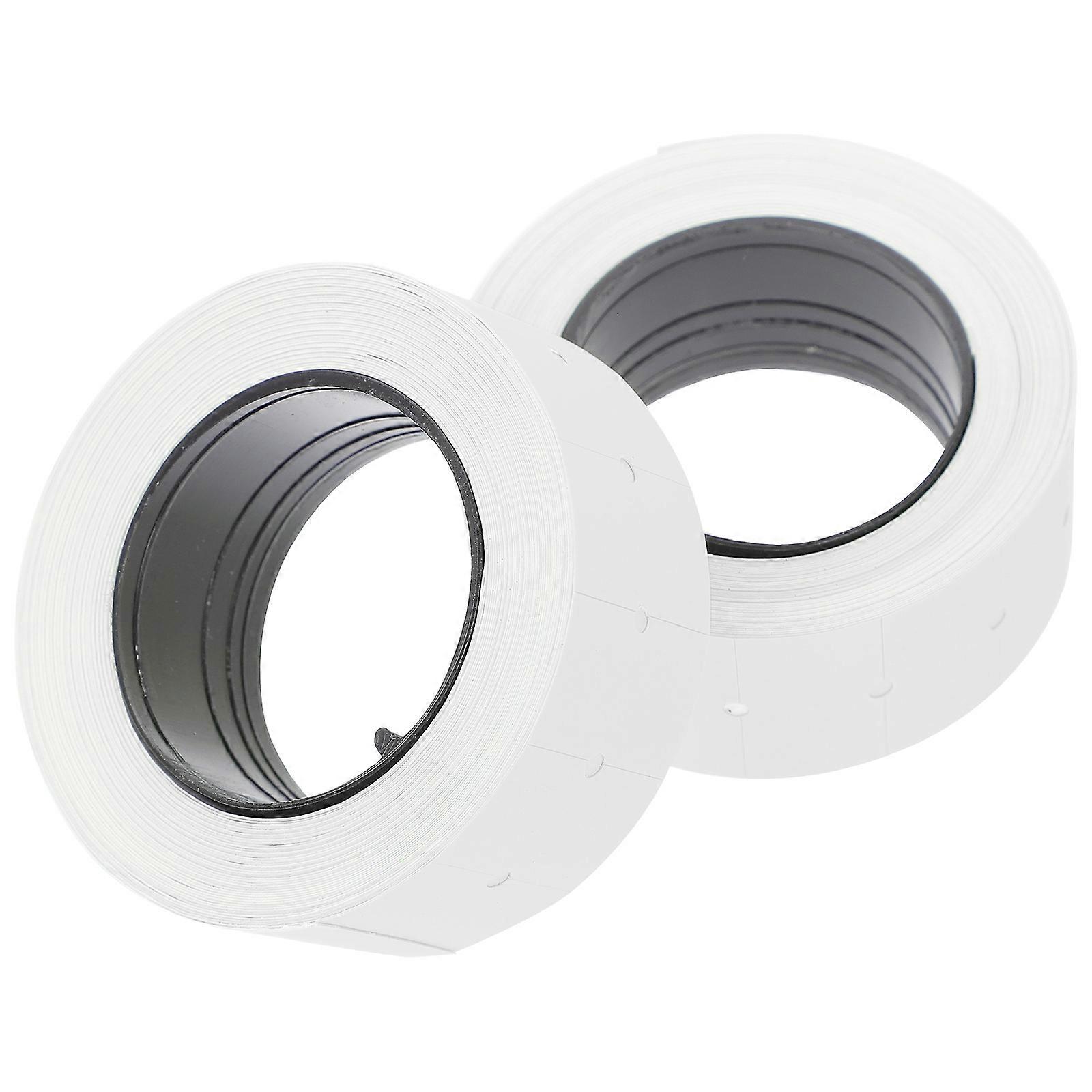 Price Sticker Labels for Shop Use 10 Rolls White Paper Supermarket Pricing Tag Solution