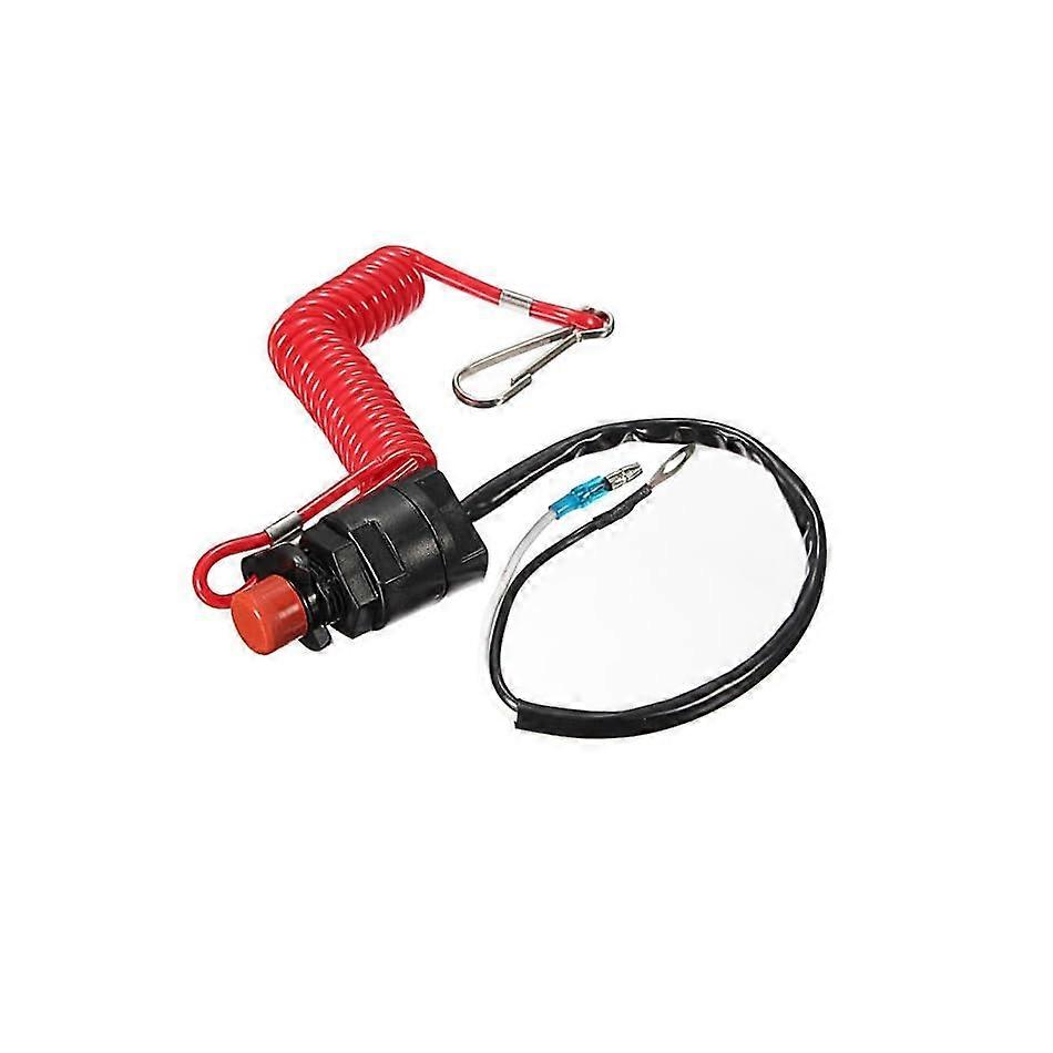 Motorcycle Kill Switch Cable Lanyard 12V Universal For Motorcycle Engine ATV Boat Lawn Mower