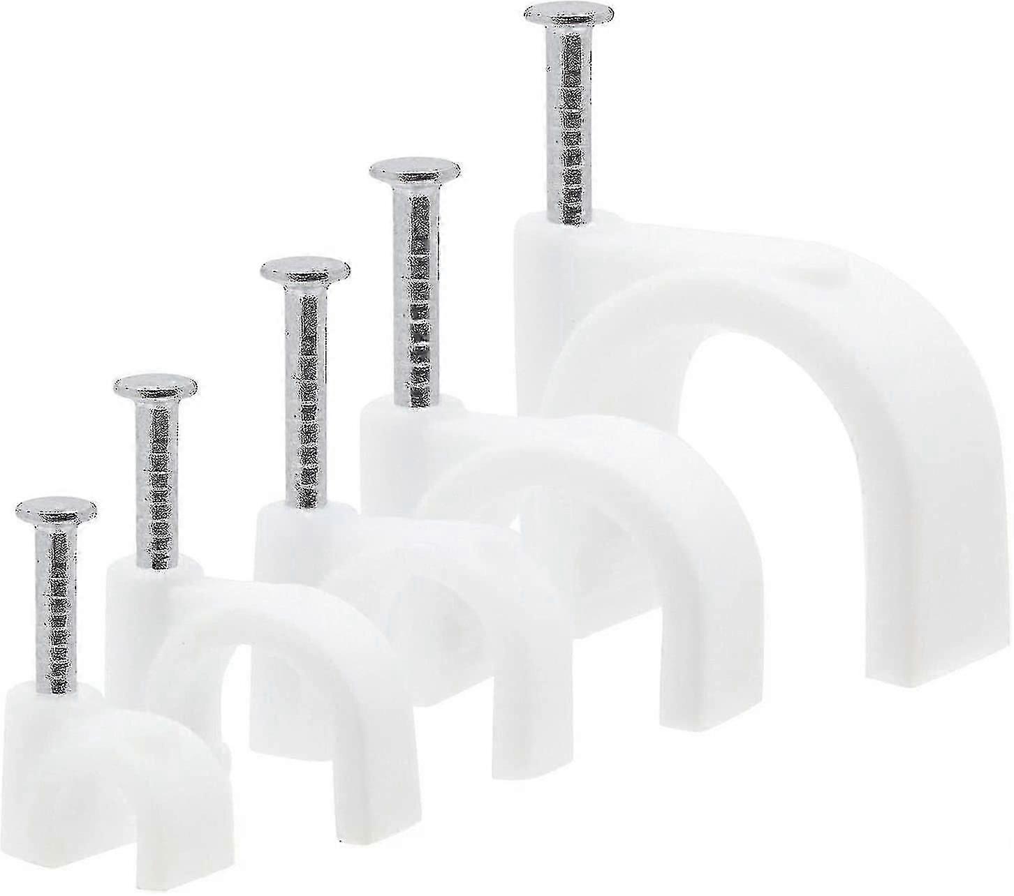500 Pack Cable U Negler, Wire Clips For Vegg Montering Ledninger