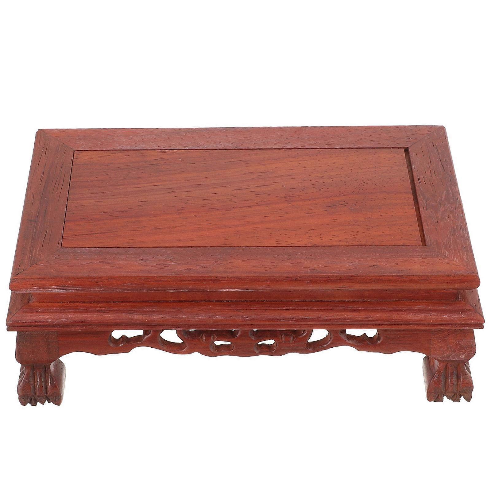 Elegant Wood Support for Collectibles and Decorative Objects in Various Settings