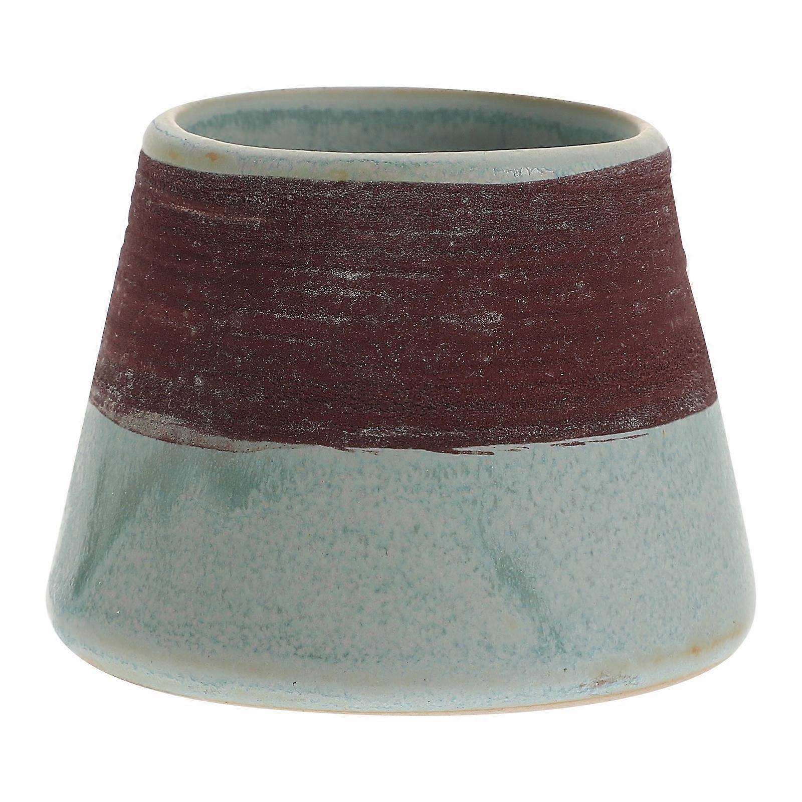Decorative Ceramic Match Holder with Striker Modern Matchstick Storage Jar for Burning Incense