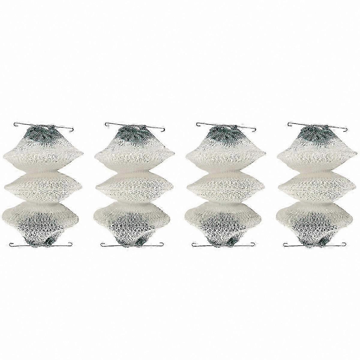 4-Pack Accordion-Style Clip-On Lantern Mantles for Gas Lights