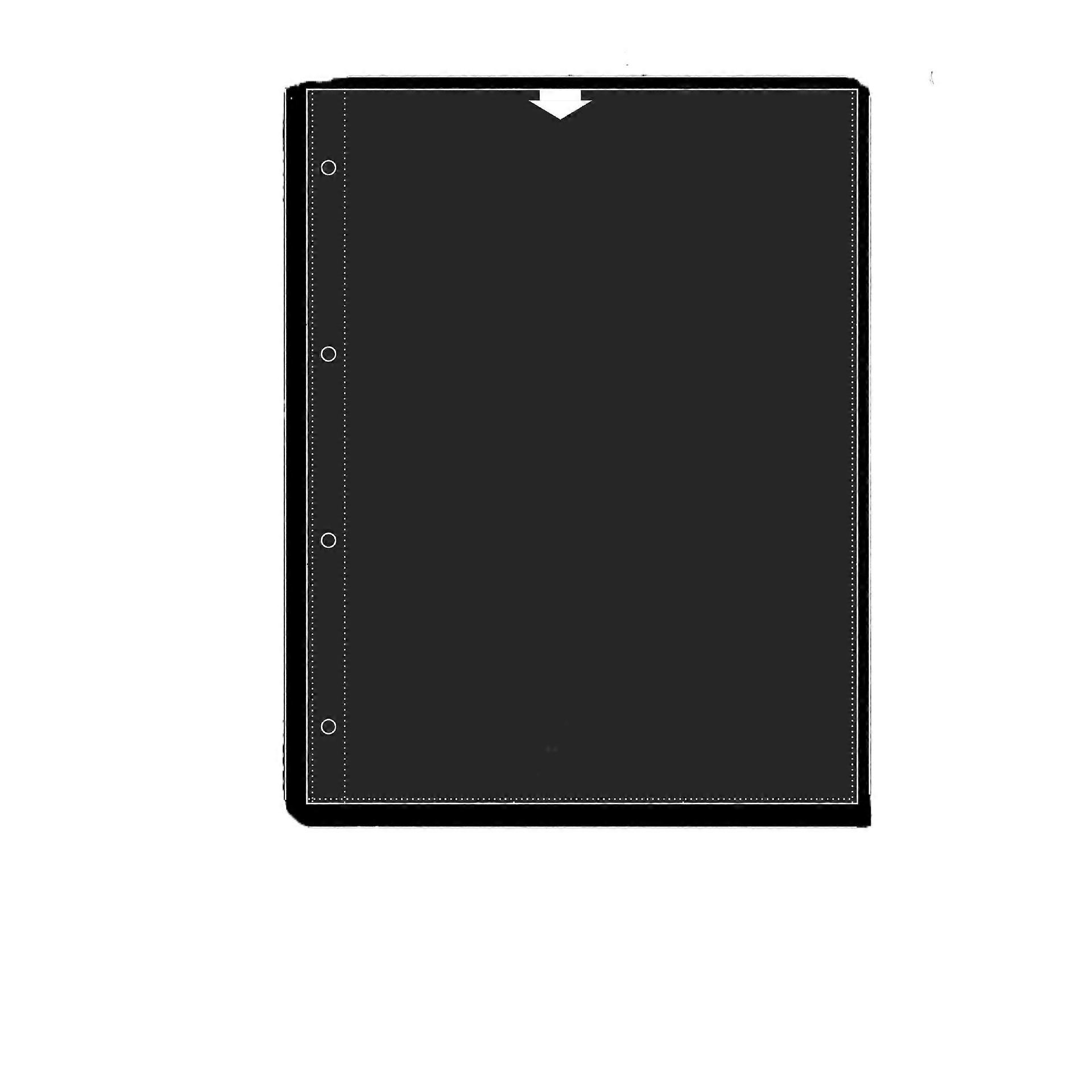 A4 nine grid loose leaf card page PP file bag 3 inch card album photo large