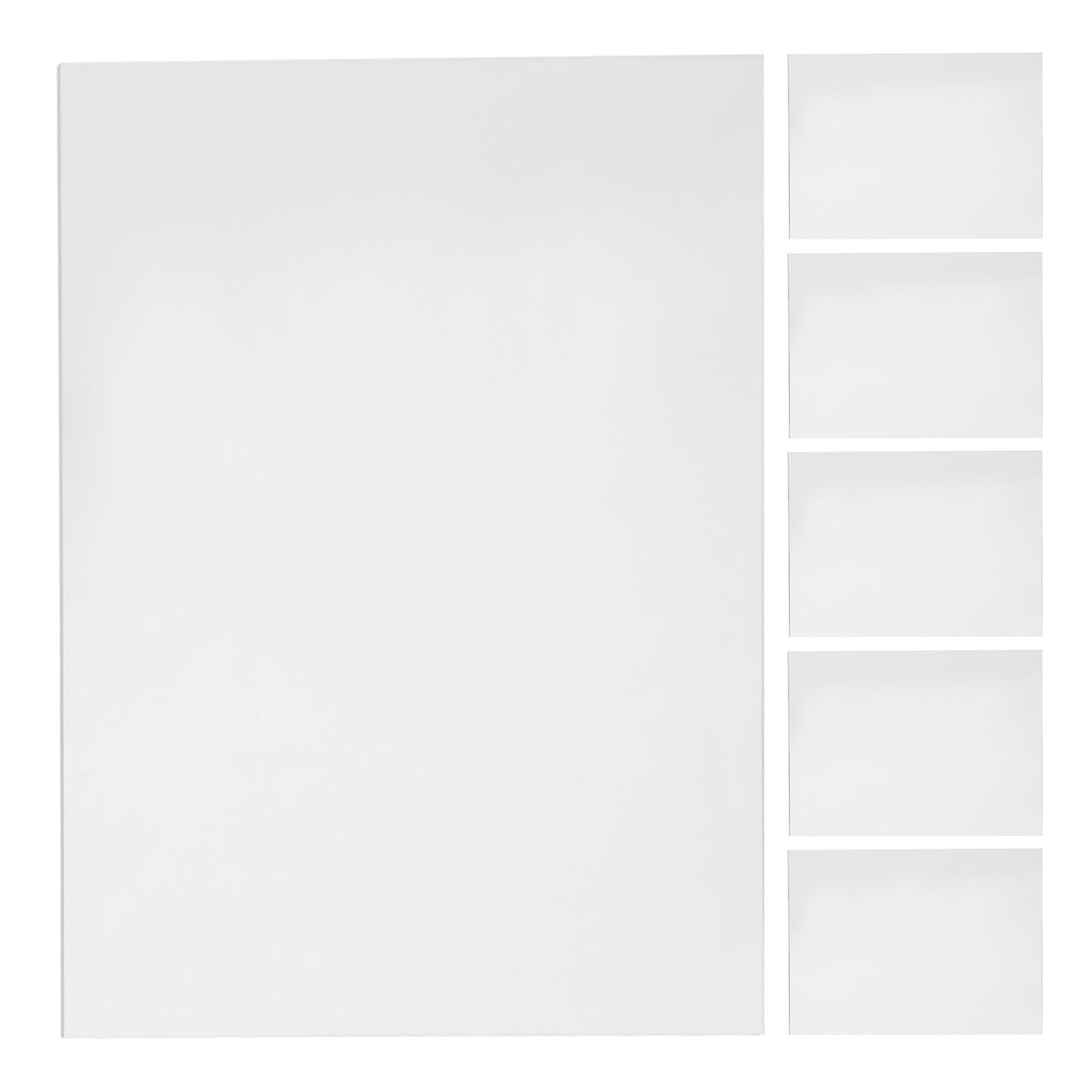 6pcs Transparent Acrylic Memo Board – Multi Functional Writing Surface for Home, Office, and School Use, Lightweight, Reusable, Easy Erase