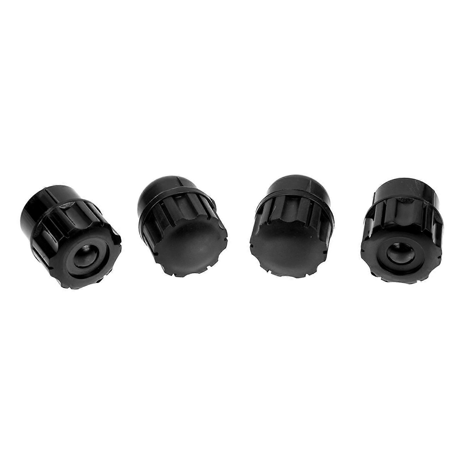 Saxophone Replacement Parts 4Pcs Soprano Saxophone Plug Saxophone Users 2x2cm Black Protective Plug