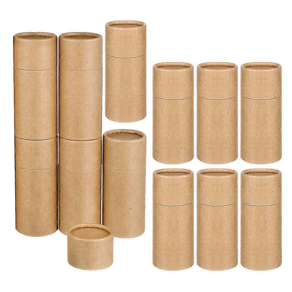 12個のエッセンシャルオイル紙管、旅行用クラフト収納ボックス、ギフト用、オイル用再利用可能な空の容器、線香、DIYラベリング、身の回り品