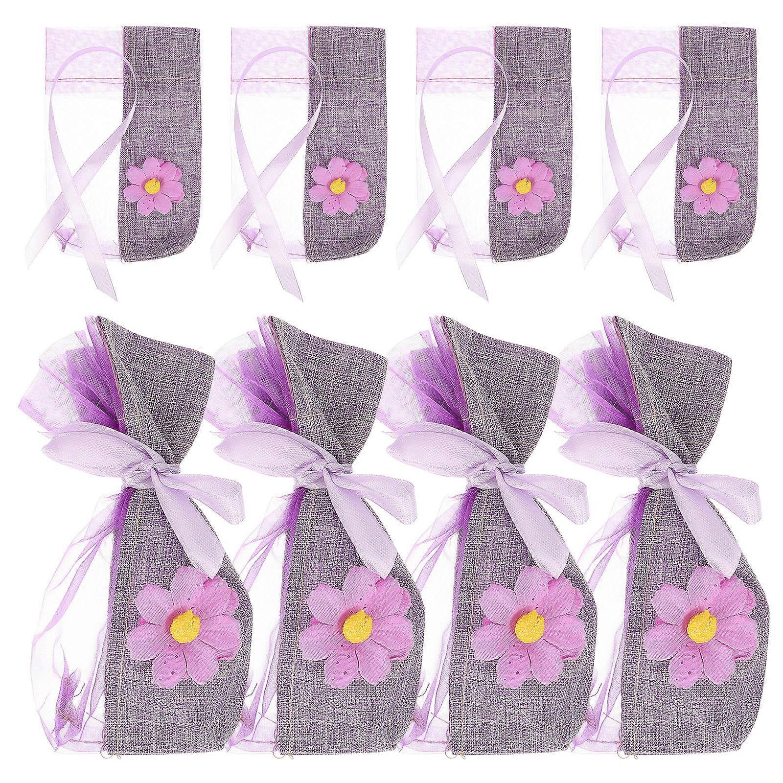 Odor Removal 10Pcs Empty Sachet Bag Mesh Design For Car Wardrobe Home Use Made Of Purple涤棉