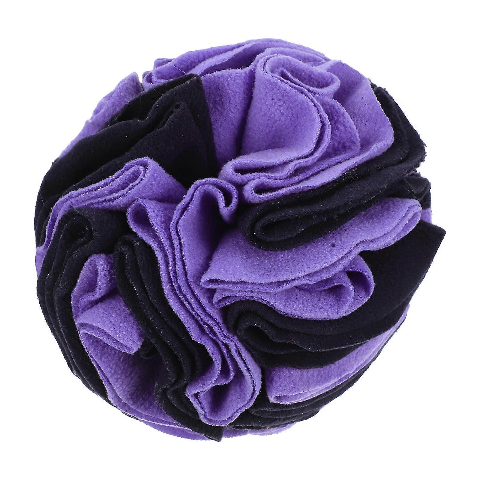 Entertainment Pet Snuffle Ball With Food Storage Function For Dogs In Purple Color 1Pack