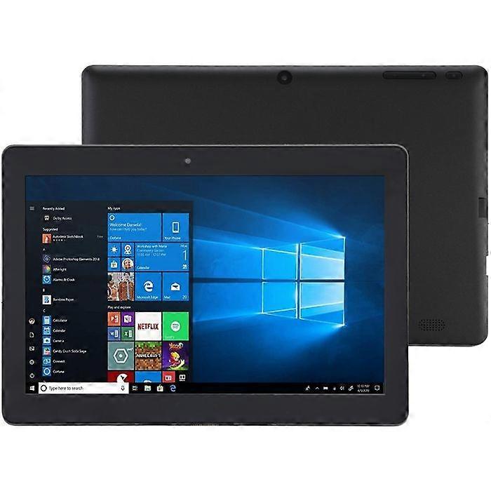 Tablet Touch de 10 polegadas com Windows 11, Quad Core, RAM + ROM, Preto, ROM 32GB YONIS