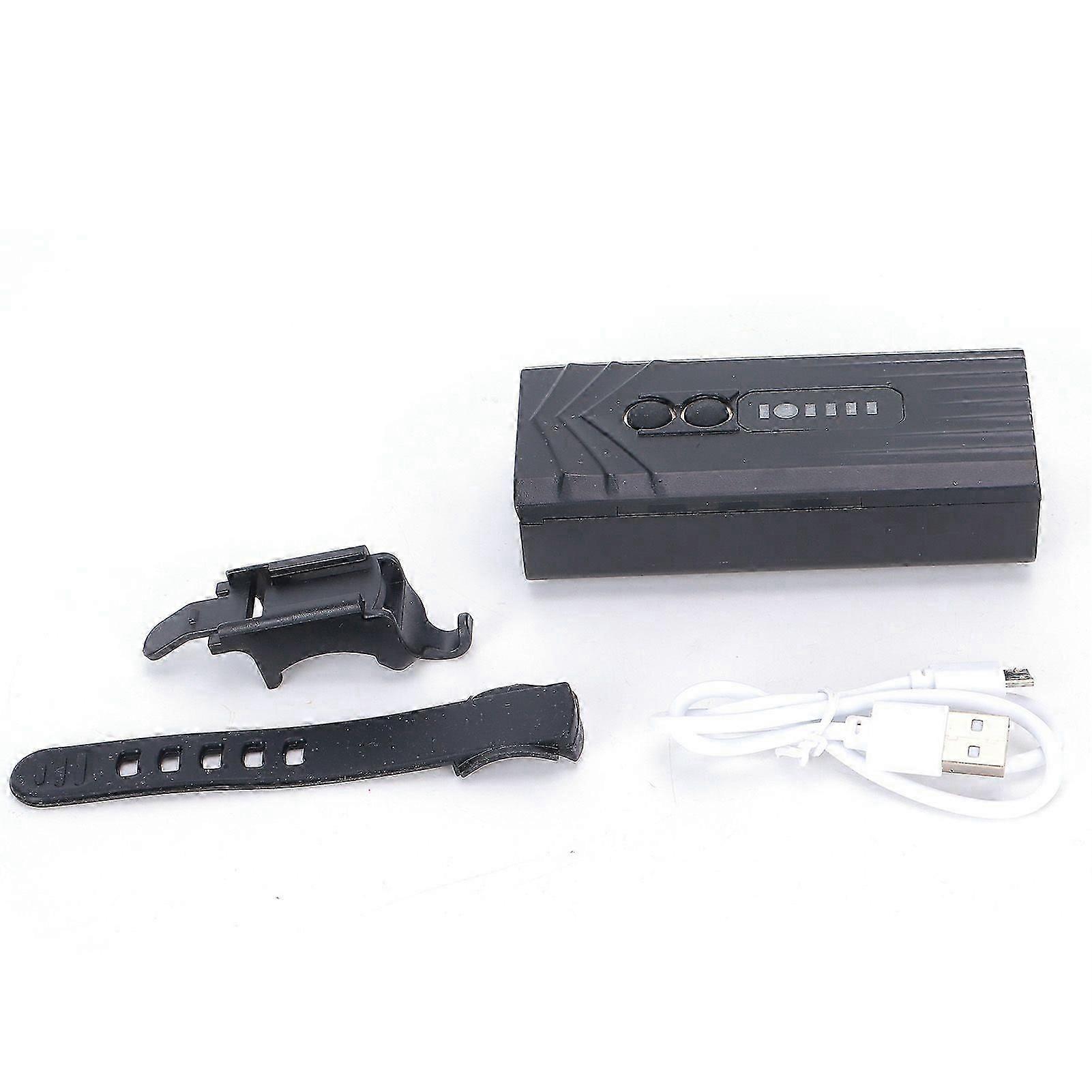 Bicycle Headlight Night Ride USB Bicycle Glare Flashlight with Smart Sensor 400lm)