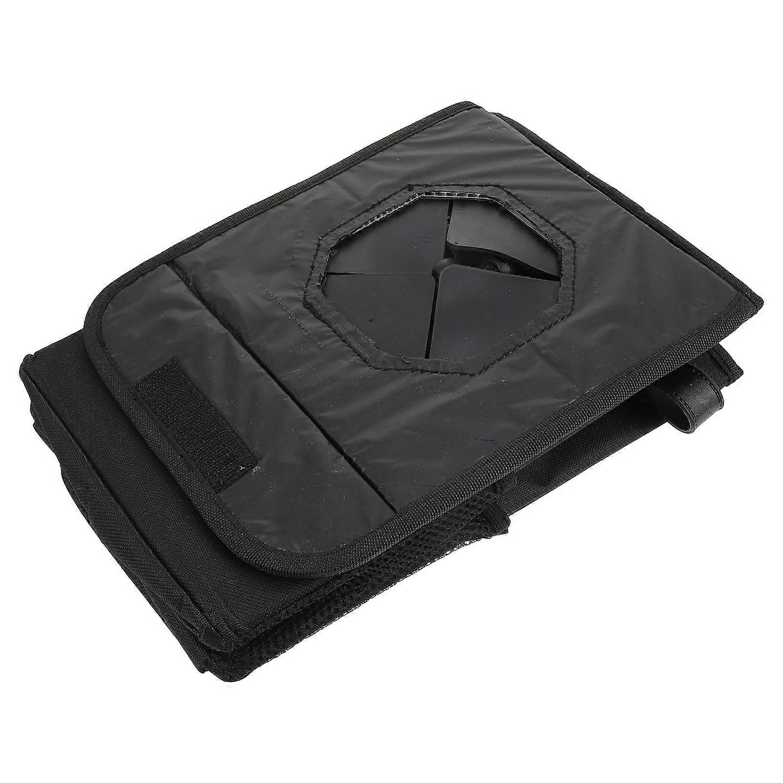 Portable Car Trash Organizer For Travel And Daily Use Made Of Durable Black Material 1Pcs