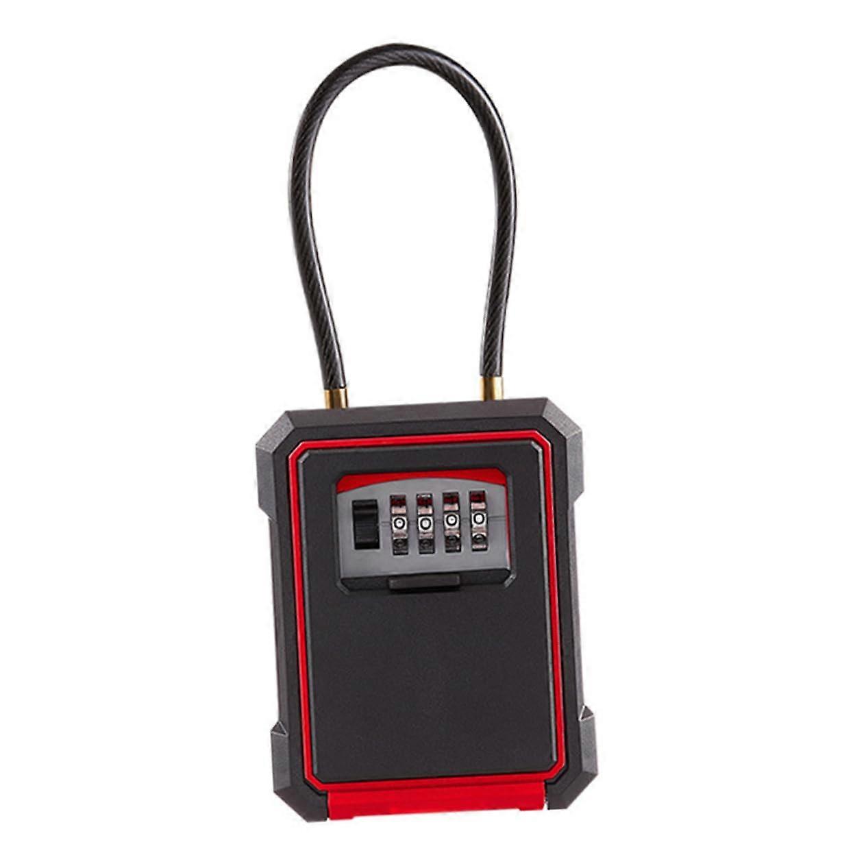 Key Cabinet with Wall Mount and Weatherproof Secure Code Lock for Outdoor Use – Durable Key Holder for Front Door and Garden