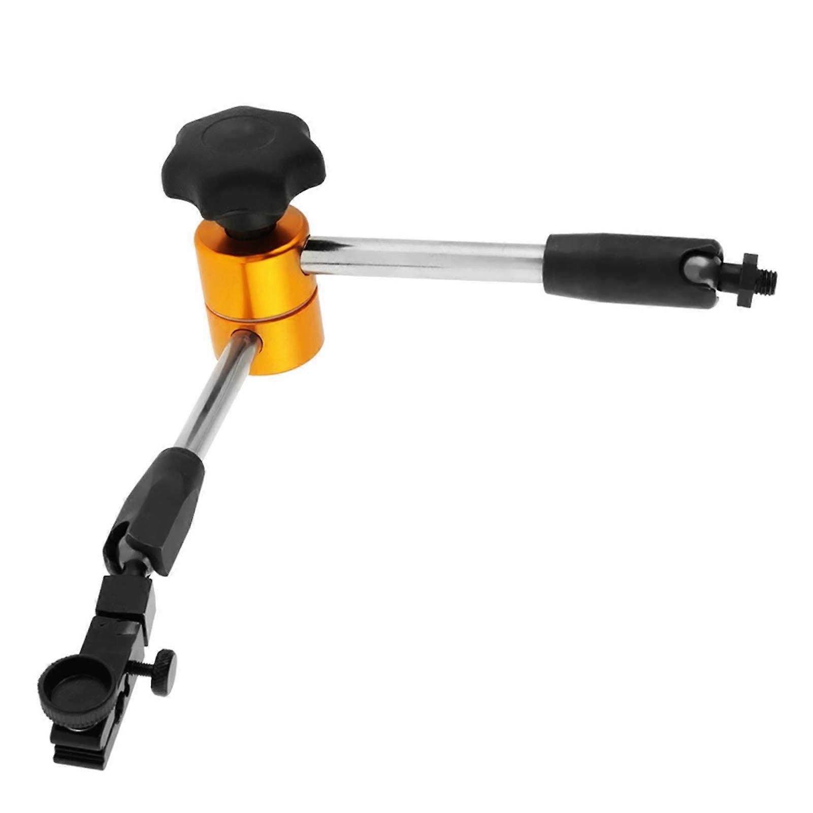 Adjustable Magnetic Base Display Holder, Sand Color, Flexible Stand for Dial Indicator, Compatible with Various Models