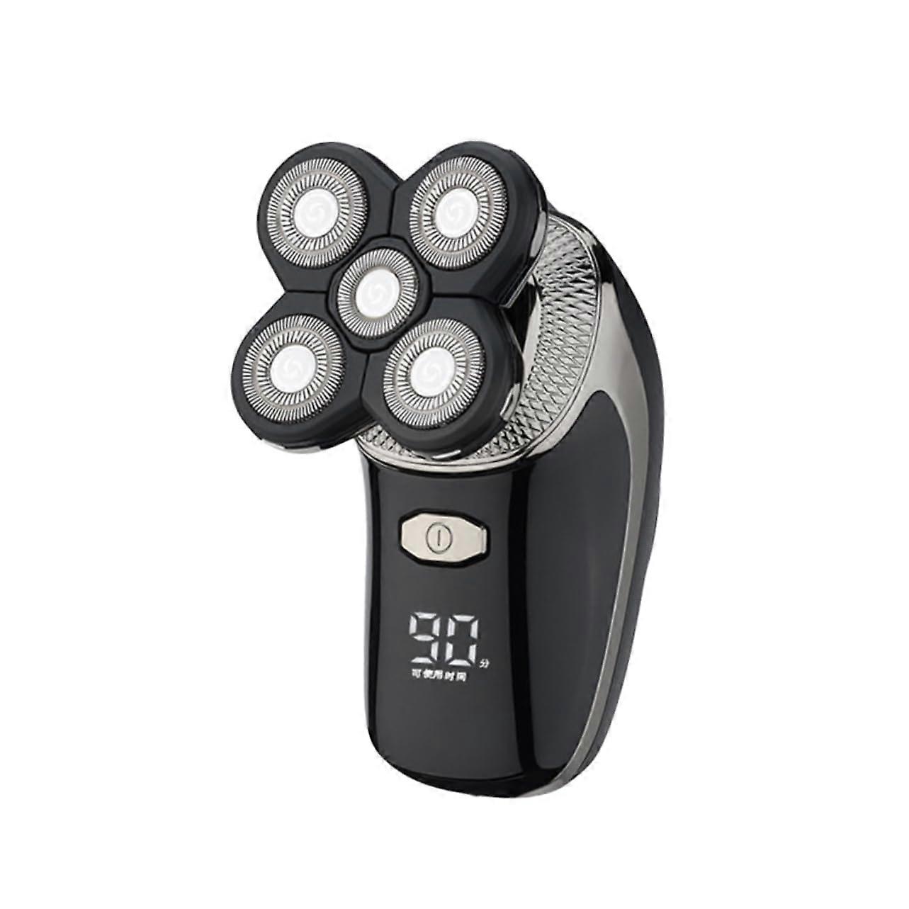Electric Shaver Trimmer Electric Shaver Beard Trimmer Digital Clippers Hair Clip 12*6 cm Silver