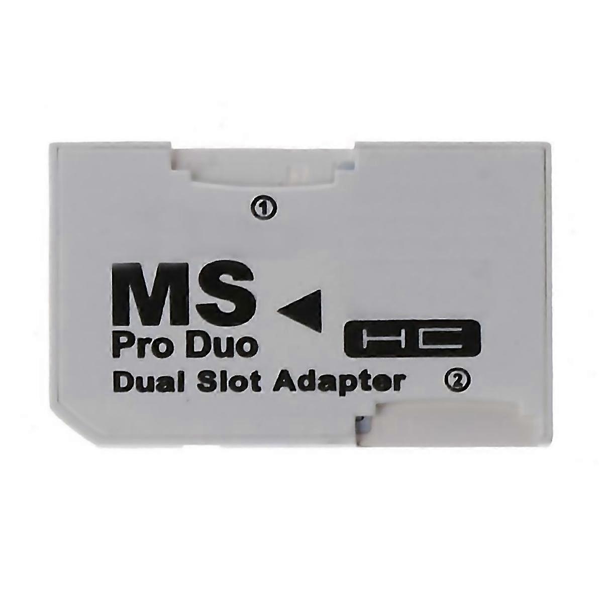 For memory stick pro duo card reader microsd tf to ms pro card adapter single dual slots for sony ps