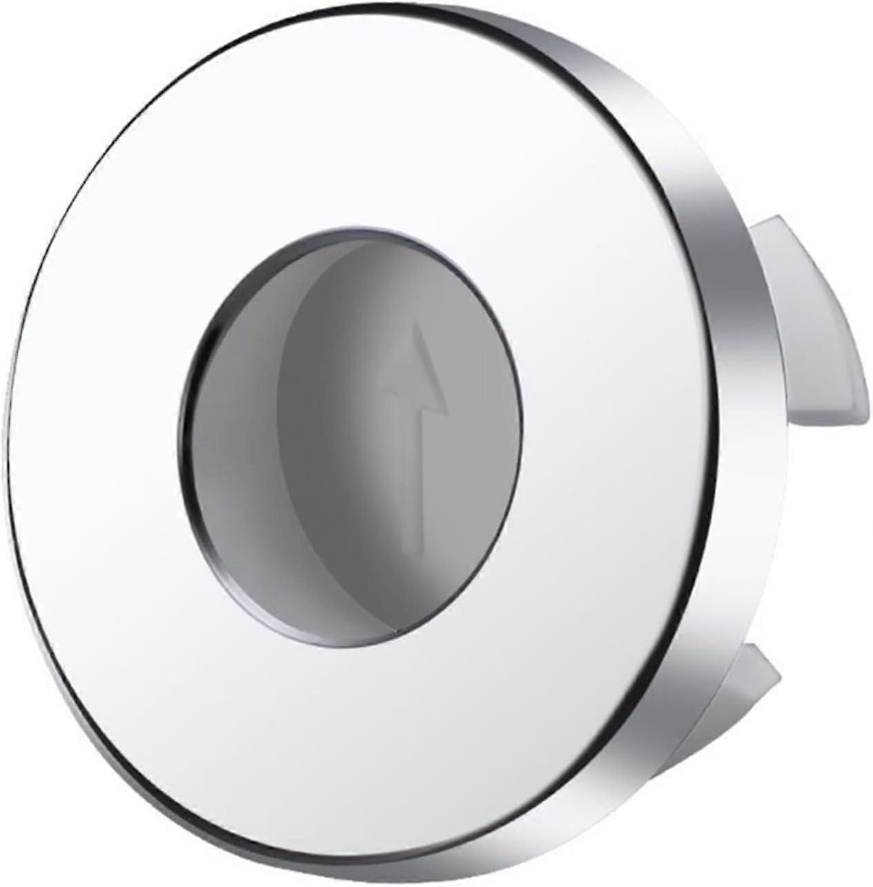 Sink Overflow Cover, 22-24 mm Opening, Overflow Ring for Washbasin, Bathroom Sink Overflow Protection, Universal Fit