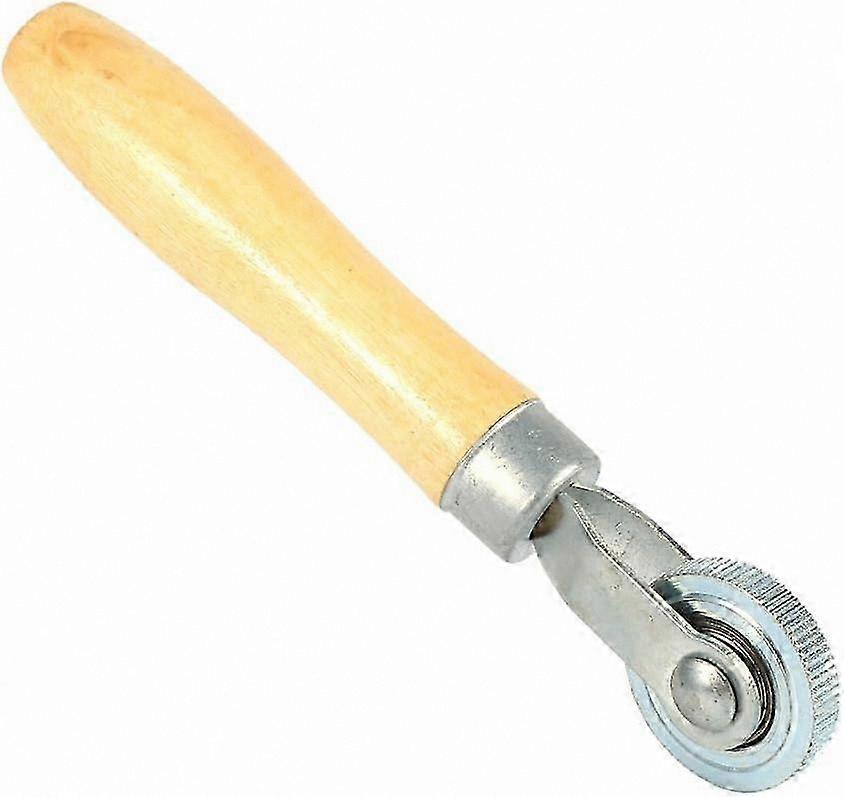 Portable Tire Patch Tool with Wood Handle, Ball Bearing Roller for Tire Repair and ing