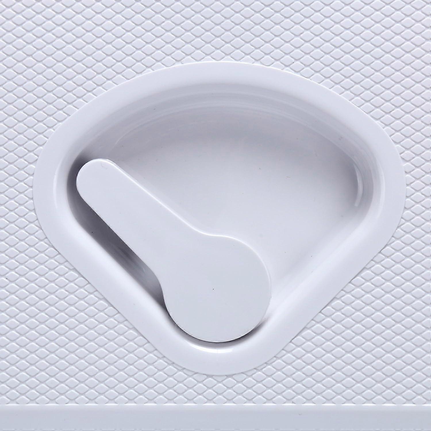 Amarine Made Marine Access Hatch Boat Hatch Lid Deck Access Hatch & Lid 10-5/8 inch x 14-3/4 inch - White or Black 270mmx375mm (White