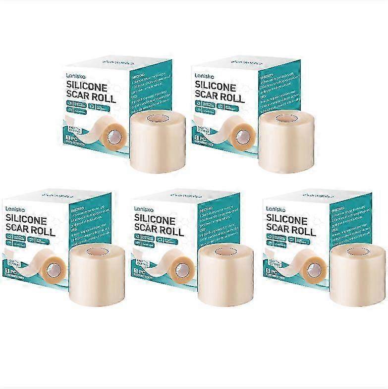 1-5x Hydrocolloid Roll for Wound Care, Hydrocolloid Patch Bandages with Self-Adhesive, Waterproof, Highly Absorbent for Burn, Blister, Acne Care