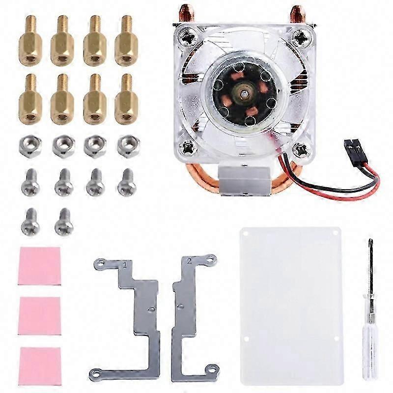 4 Case with Ice Tower Cooler CPU Fan, RGB Heat Sink & Heat Pipe Tower