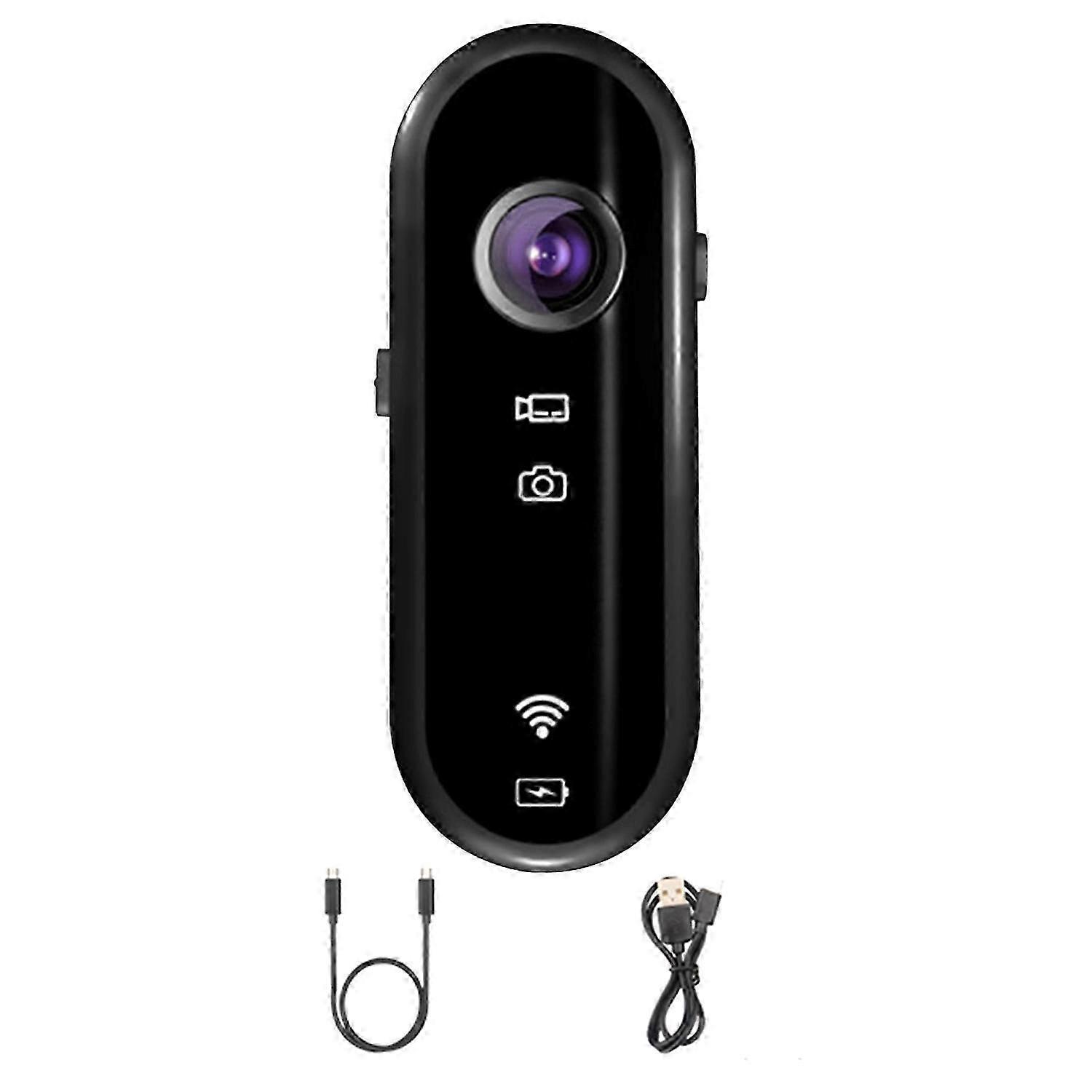 C3 Pro Thumb Action Camera 1080P HD Small Body Camera for Hands-Free POV Vlogging Recording