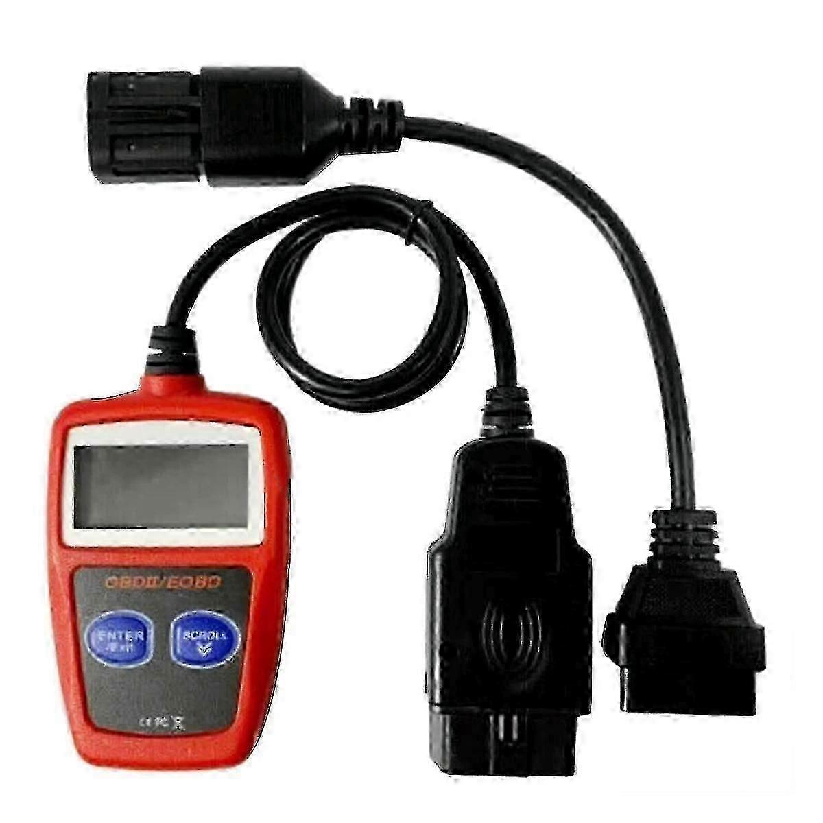 OBD2 Scanner for ATV Motorcycle with 8 Pin Diagnostic Adapter and MS309 Tool