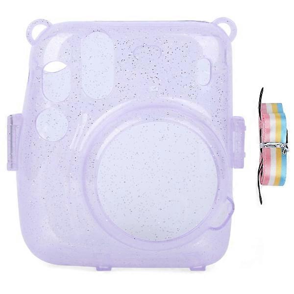 PVC Camera Protective Case Shell Cover Scratch-Resistant Anti-Fall for Instant Camera mini11 (purple)
