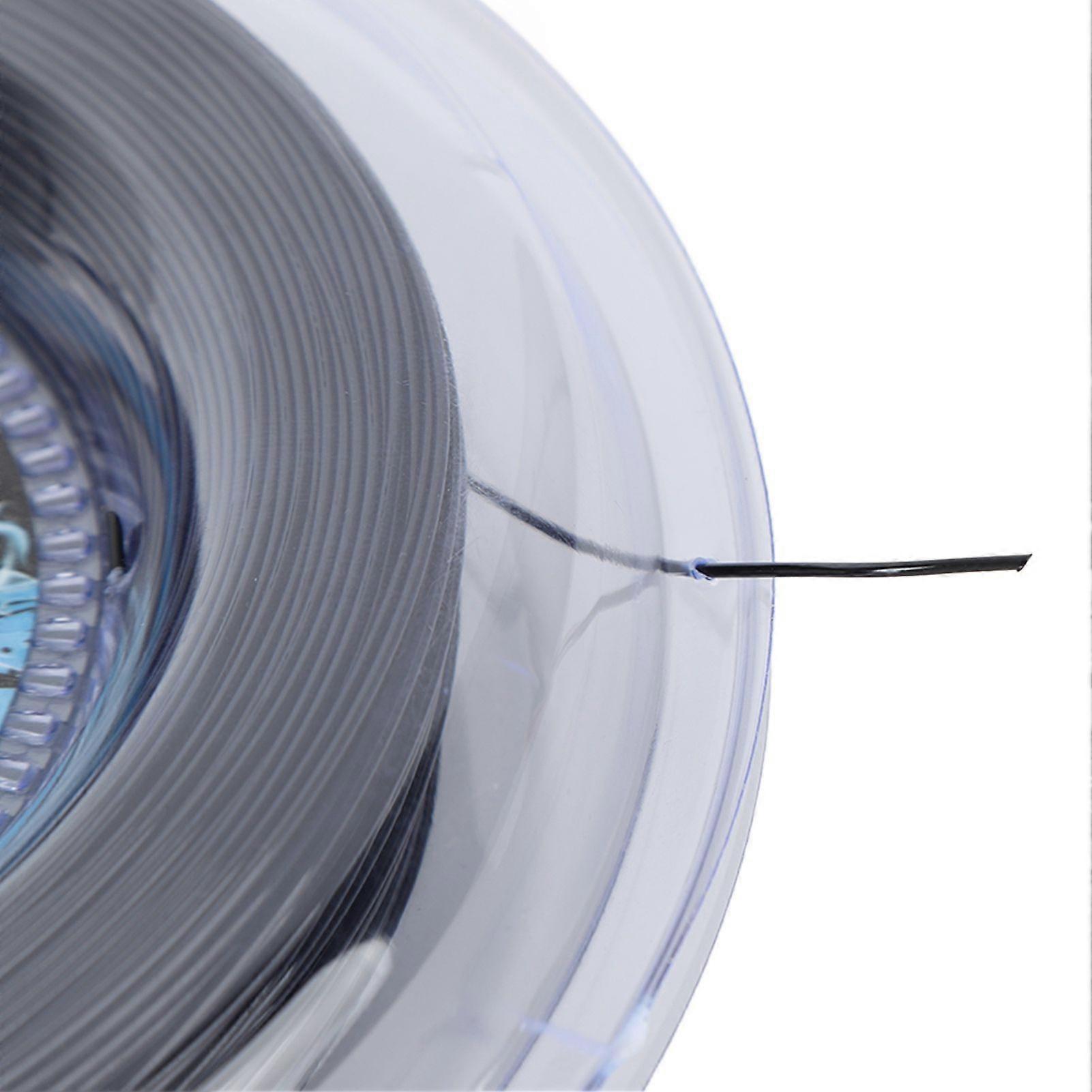 TS 4G 200m Reel Tennis String Line Polyester Tennis String Reel for Gym Sport Outdoor Black 1.25mm