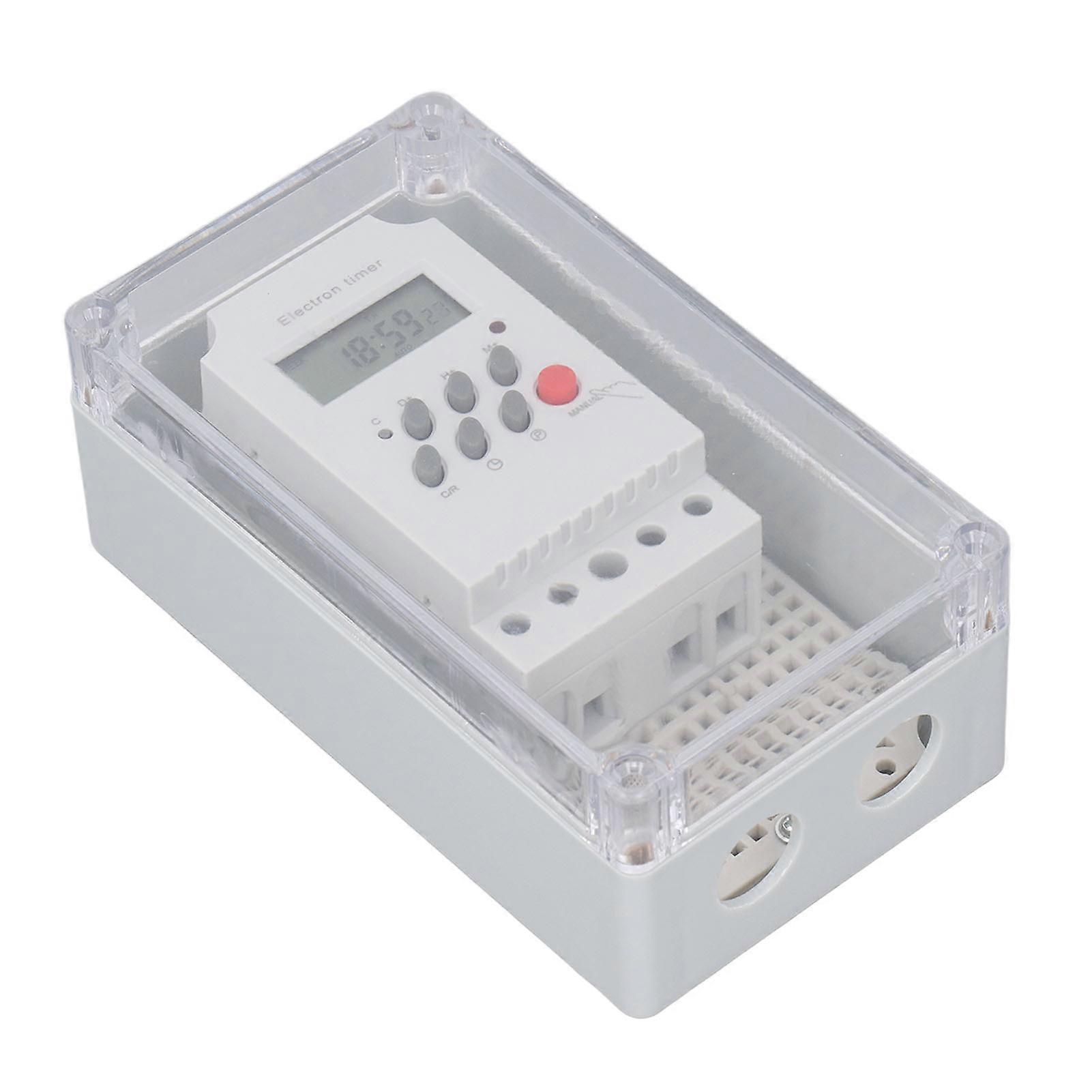 Waterproof Digital Pool Pump Timer Box 28 ON/OFF 220V LCD